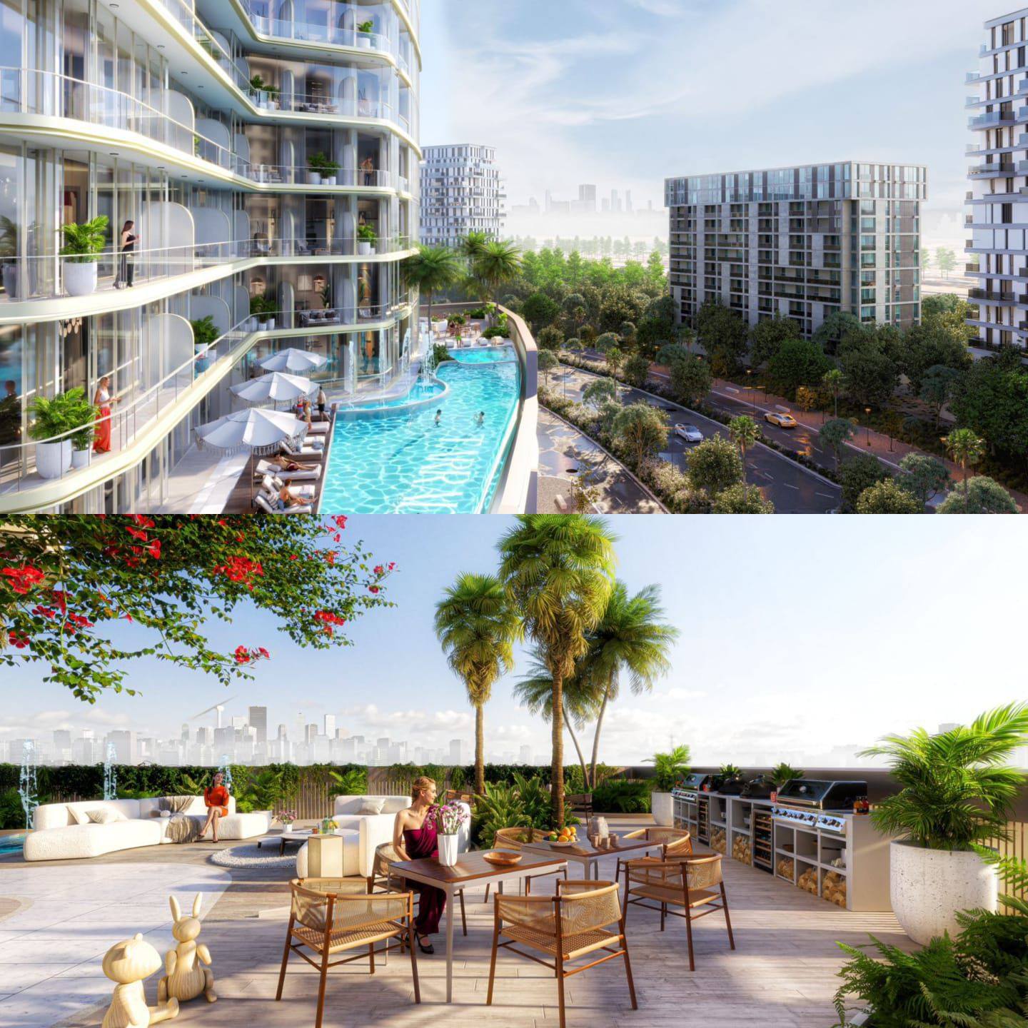 Celesto Tower in Dubai Land Residence Complex 3